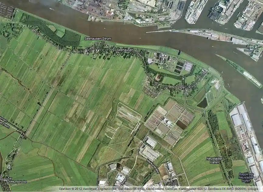 Satellitenbild von Seehausen